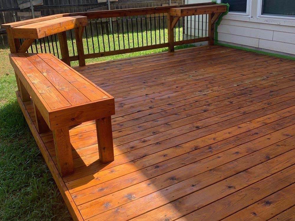 Deck Staining Services - Bastrop County