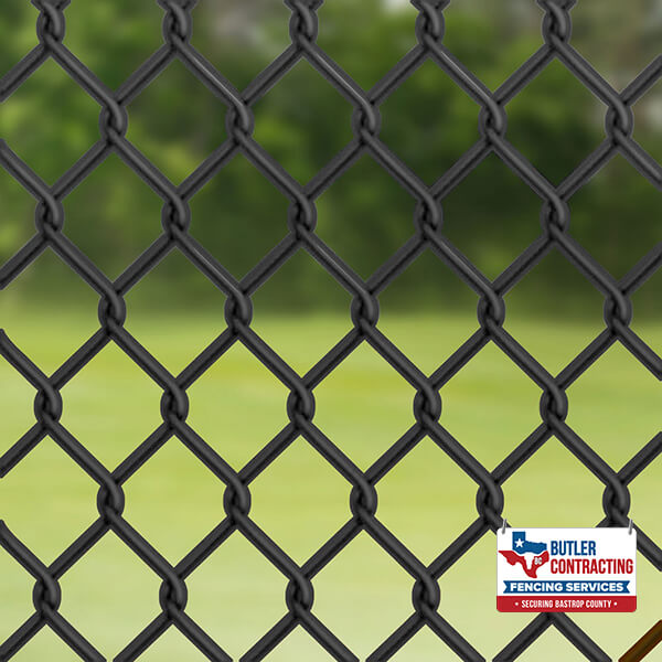 PVC Coated Chain Link Fencing - Bastrop County