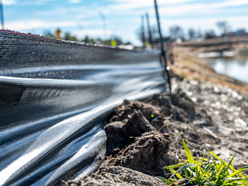 Silt Fencing in Bastrop Texas