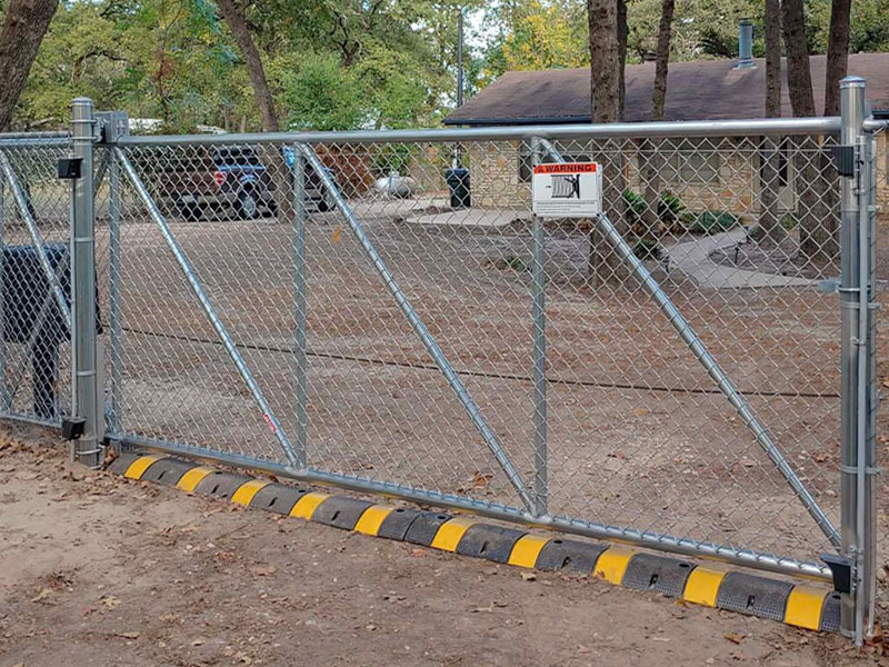 Commercial Cantilever Gate Installation