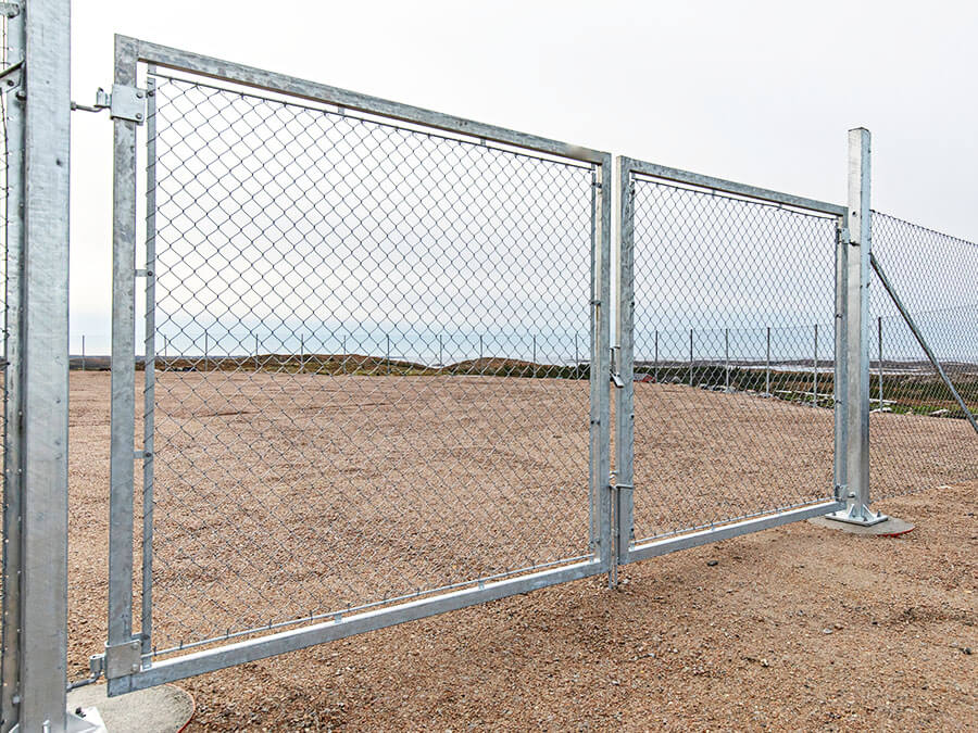 Commercial Swing Gate Installation