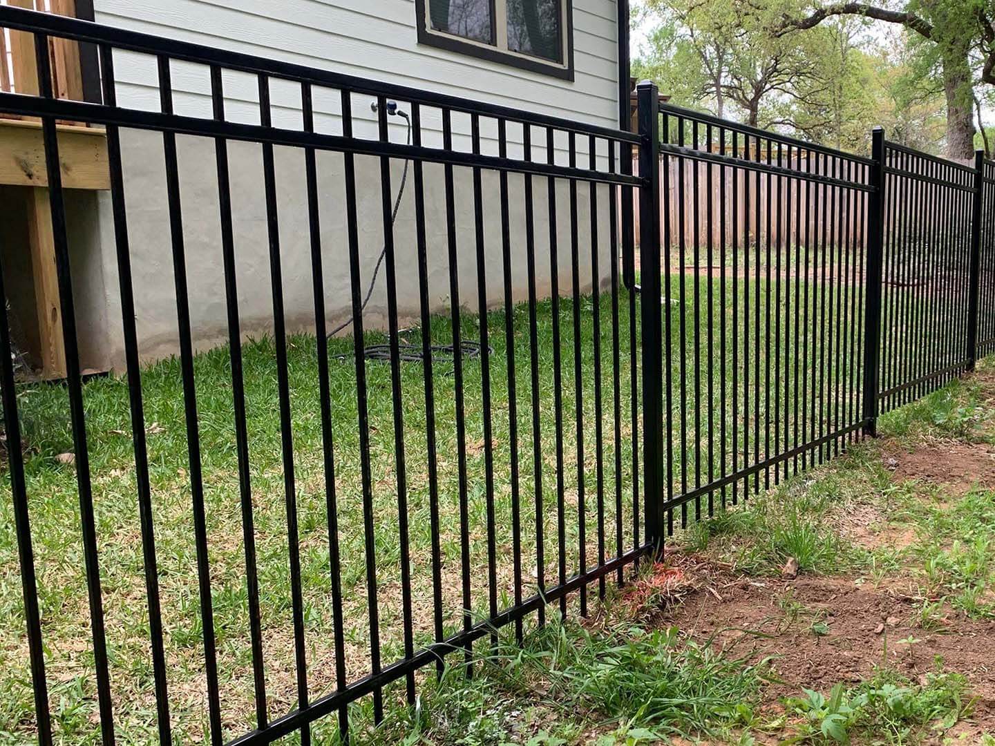 Bastrop County Aluminum Fence