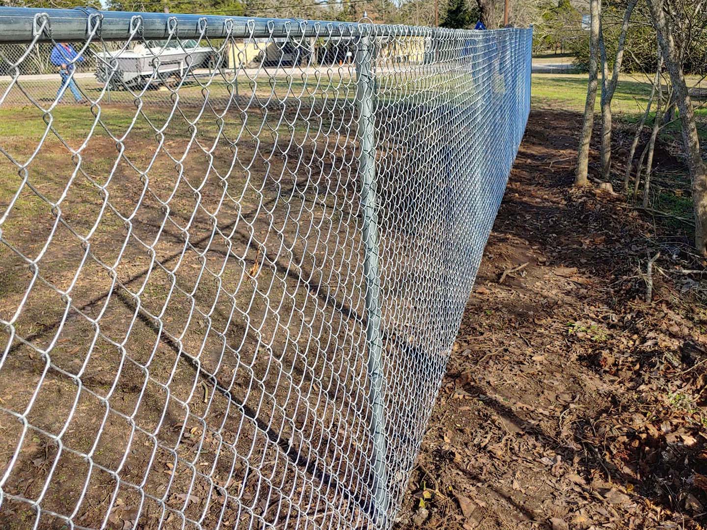 chain link fence Bastrop County Texas