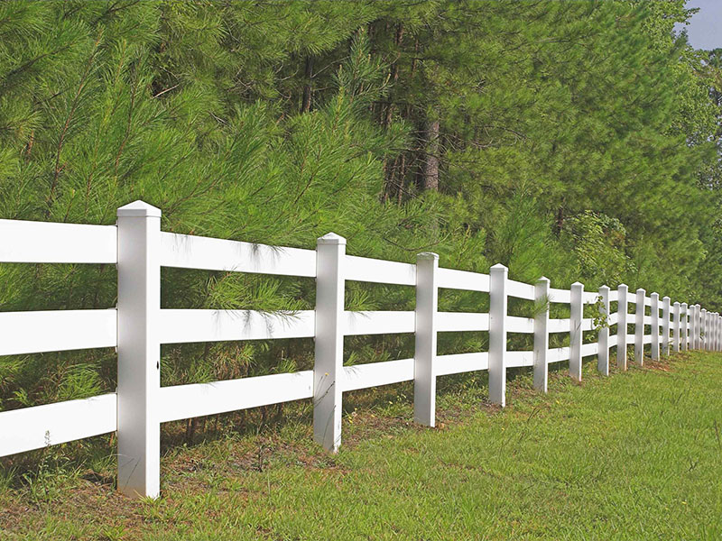 vinyl fence Bastrop County Texas