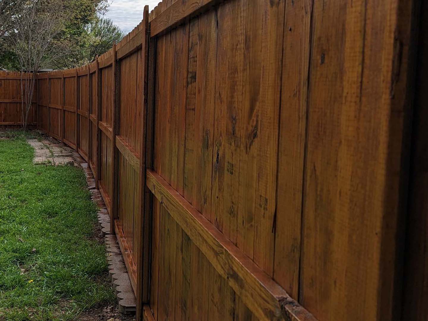 wood fence Bastrop County Texas