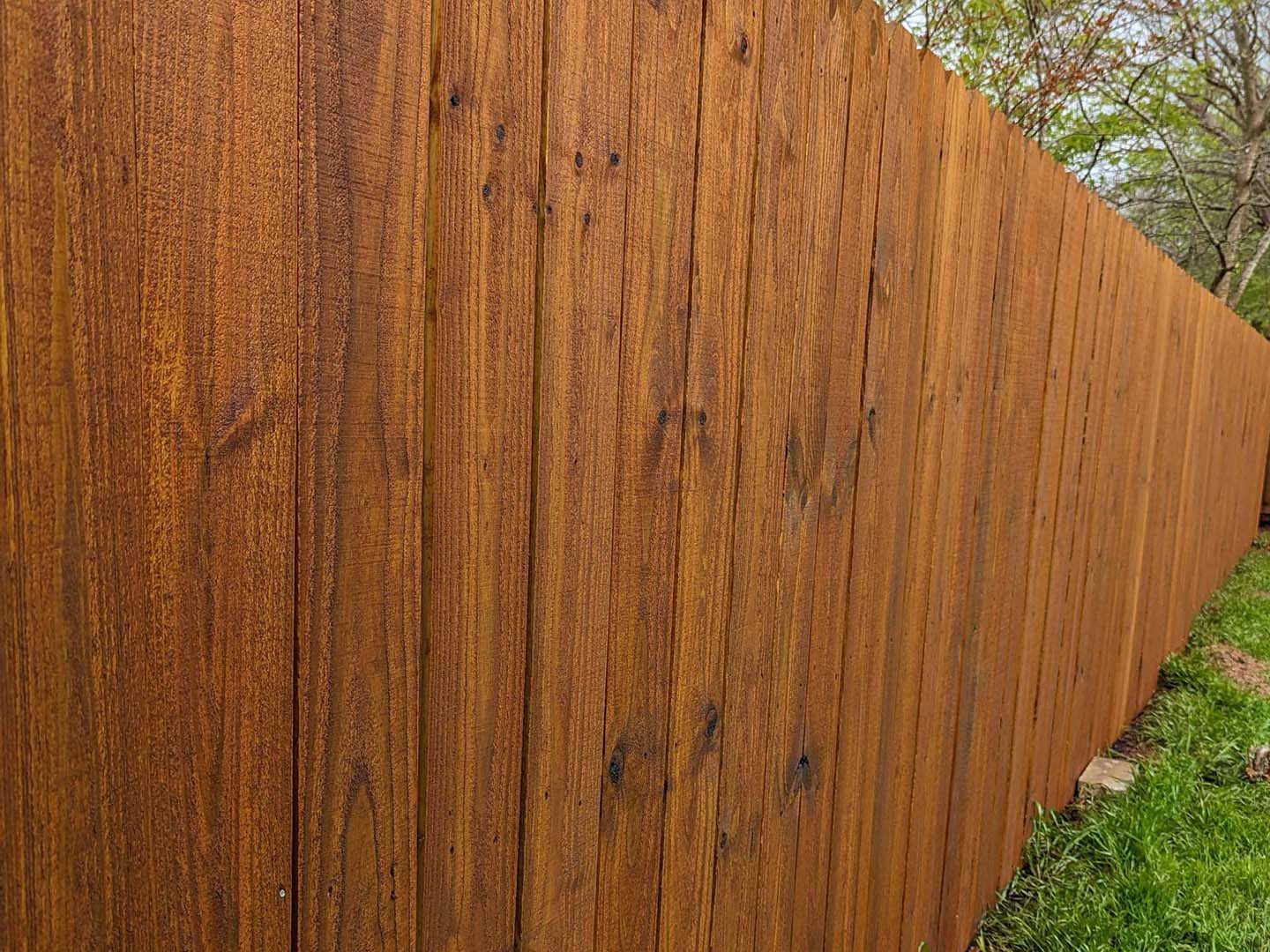 Round Rock TX stockade wood fence